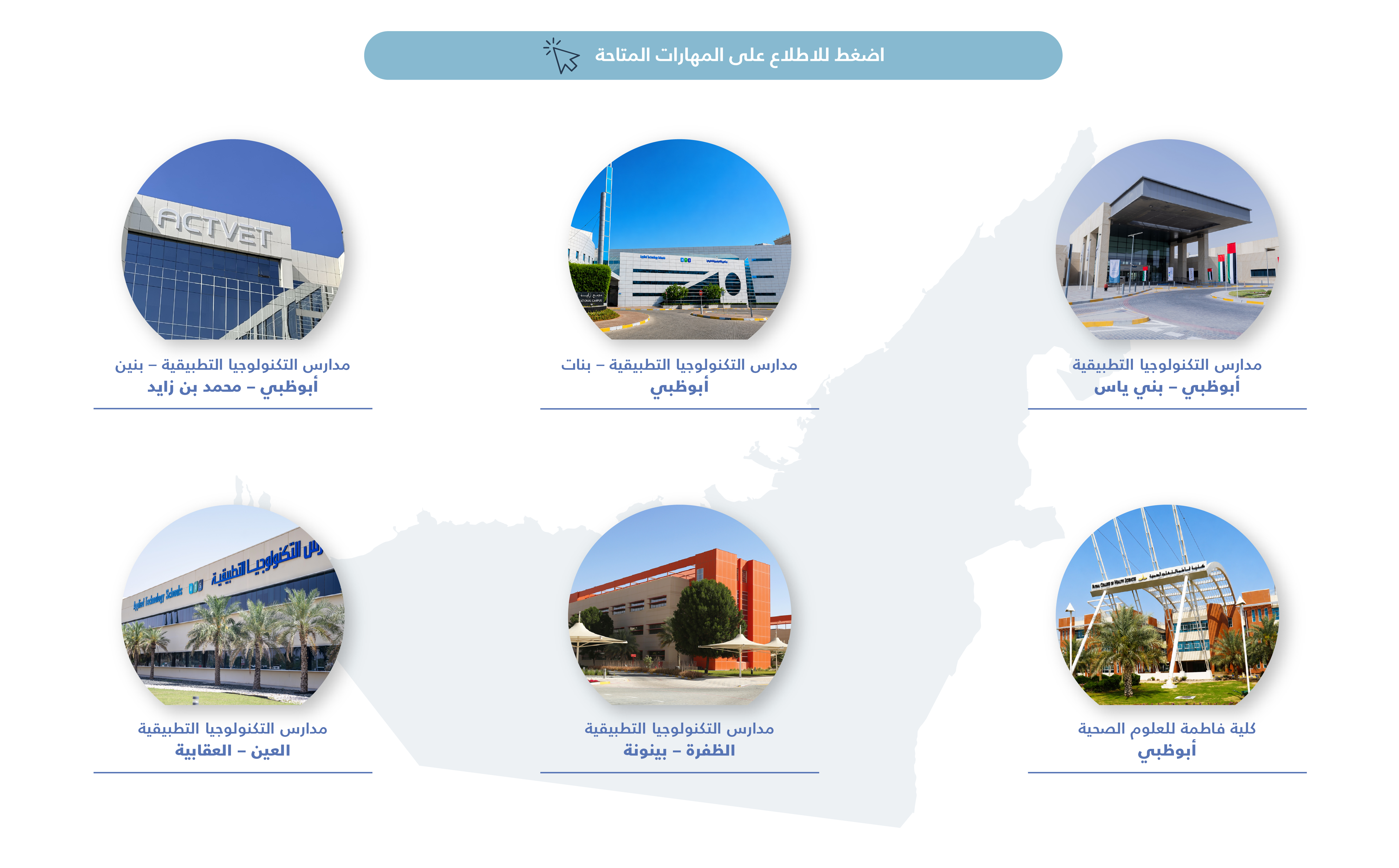 مواقع تدريب مخيم المهارات 2026 في أبوظبي والعين